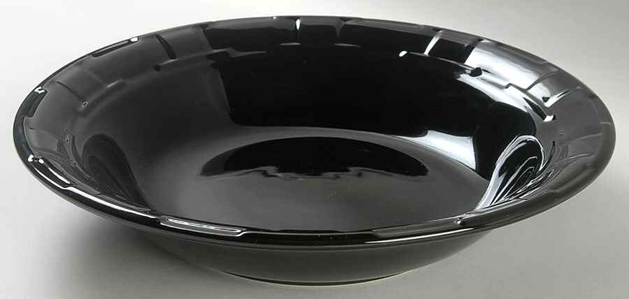Woven Traditions Ebony 12" Pasta Serving Bowl by Longaberger-1