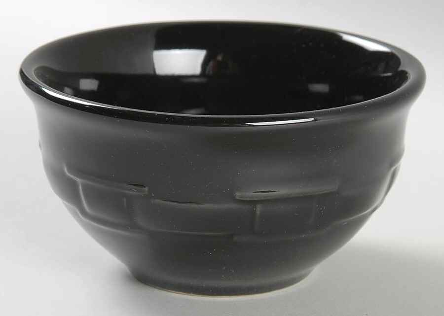 Woven Traditions Ebony Dessert Bowl by Longaberger-1