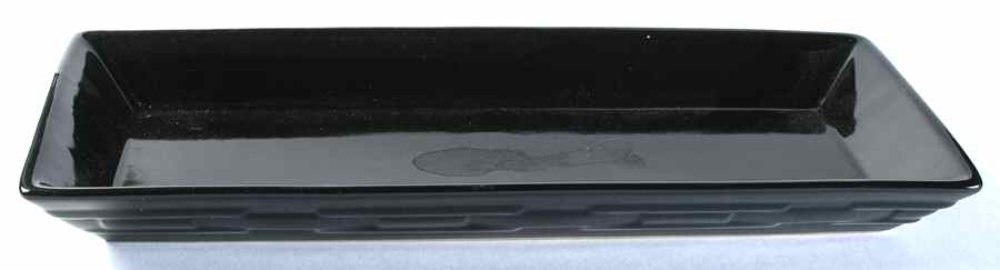 Woven Traditions Ebony 13" Tasting Tray by Longaberger-1