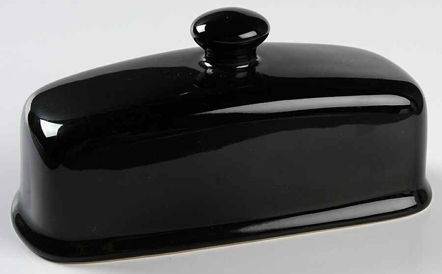 Woven Traditions Ebony Lid for 1/4 Lb Butter by Longaberger-1