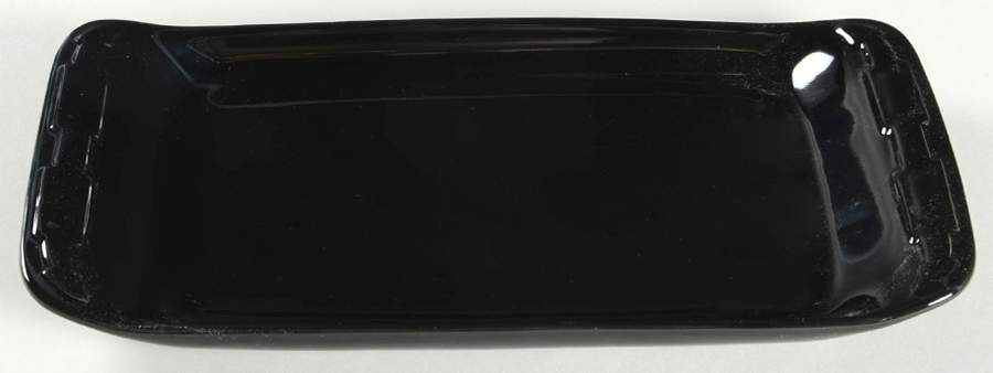 Woven Traditions Ebony Appetizer Tray/Plate by Longaberger-1