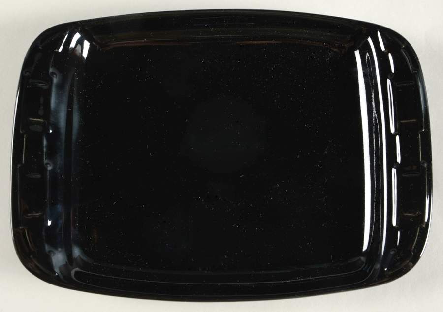 Woven Traditions Ebony Appetizer Plate by Longaberger-1