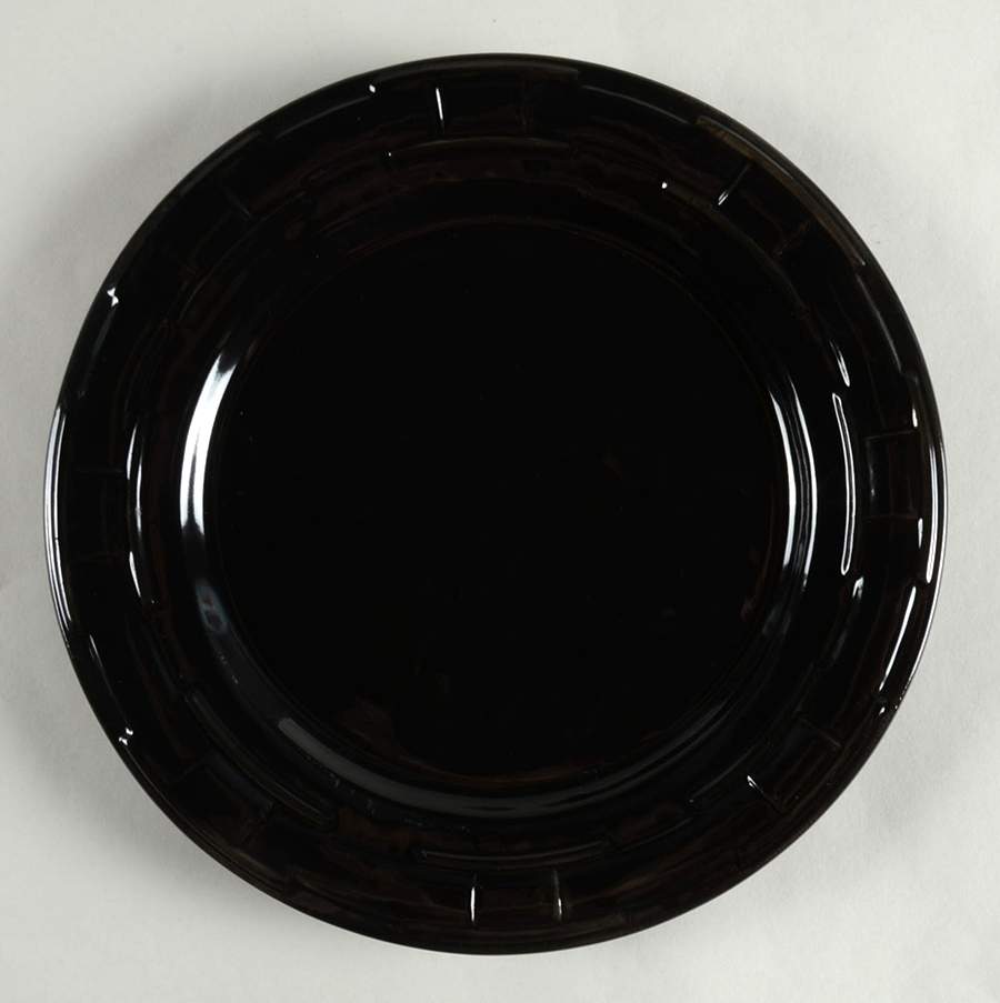 Woven Traditions Ebony Luncheon Plate by Longaberger-1