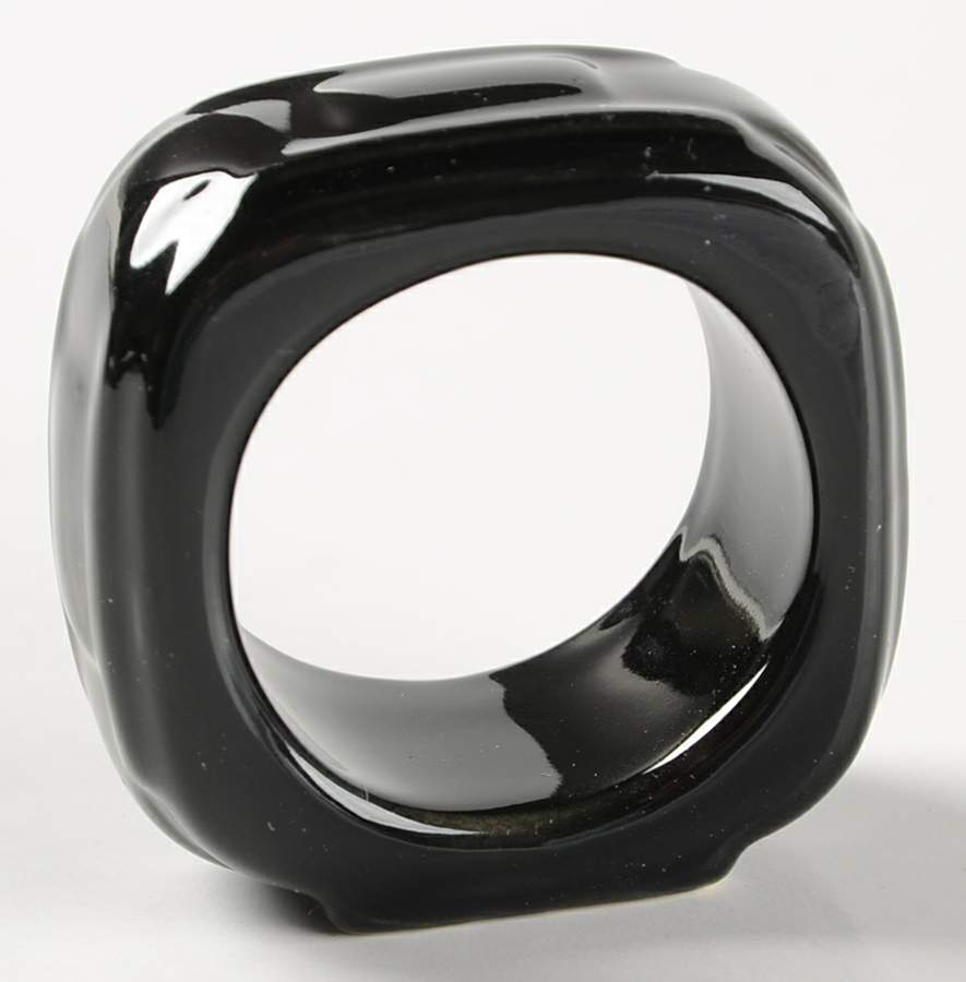 Woven Traditions Ebony Napkin Ring by Longaberger-1
