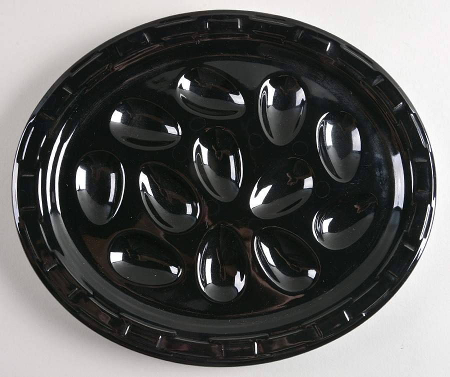 Woven Traditions Ebony Deviled Egg Platter by Longaberger-1