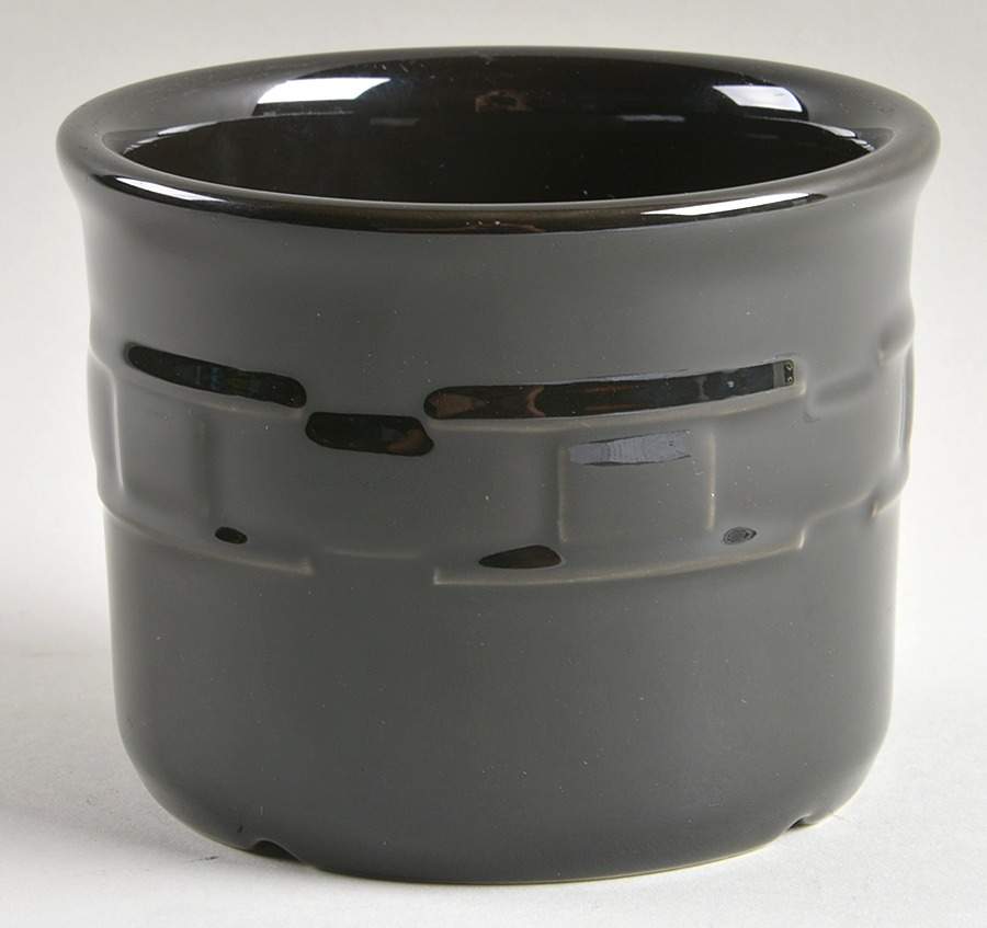 Woven Traditions Ebony 1 Pint Crock by Longaberger-1