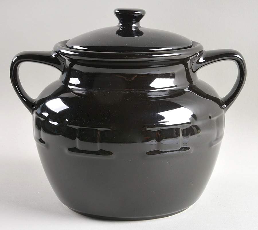 Woven Traditions Ebony Cookie Jar & Lid by Longaberger-1