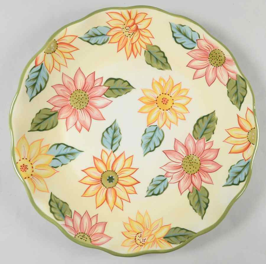 Sunflower 13" Chop Plate (Round Platter) by Longaberger-1