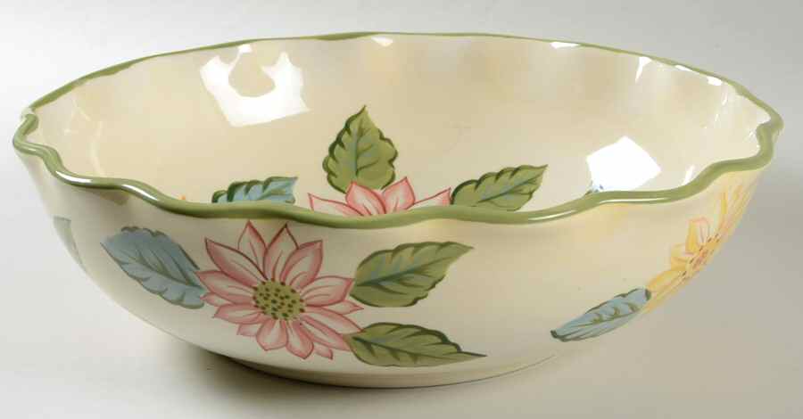 Sunflower 12" Round Serving Bowl by Longaberger-1