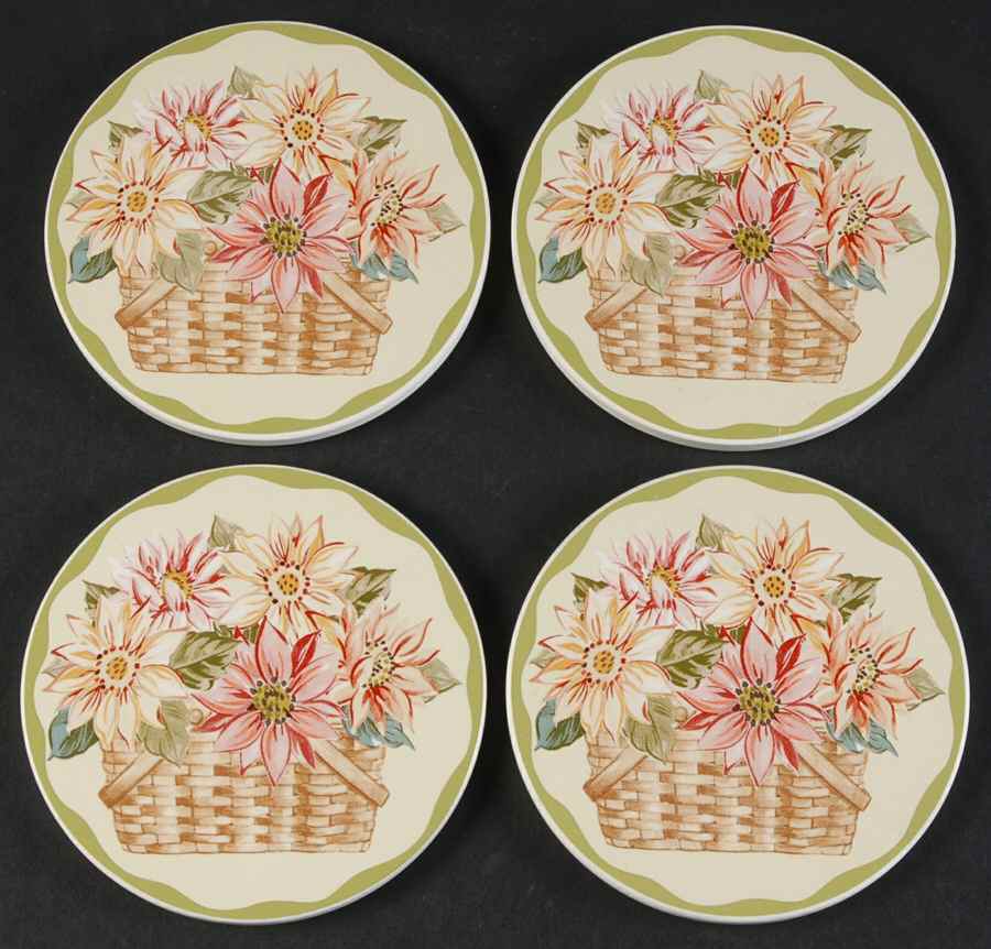 Sunflower Thirsty Coaster - Set of 4 by Longaberger-1
