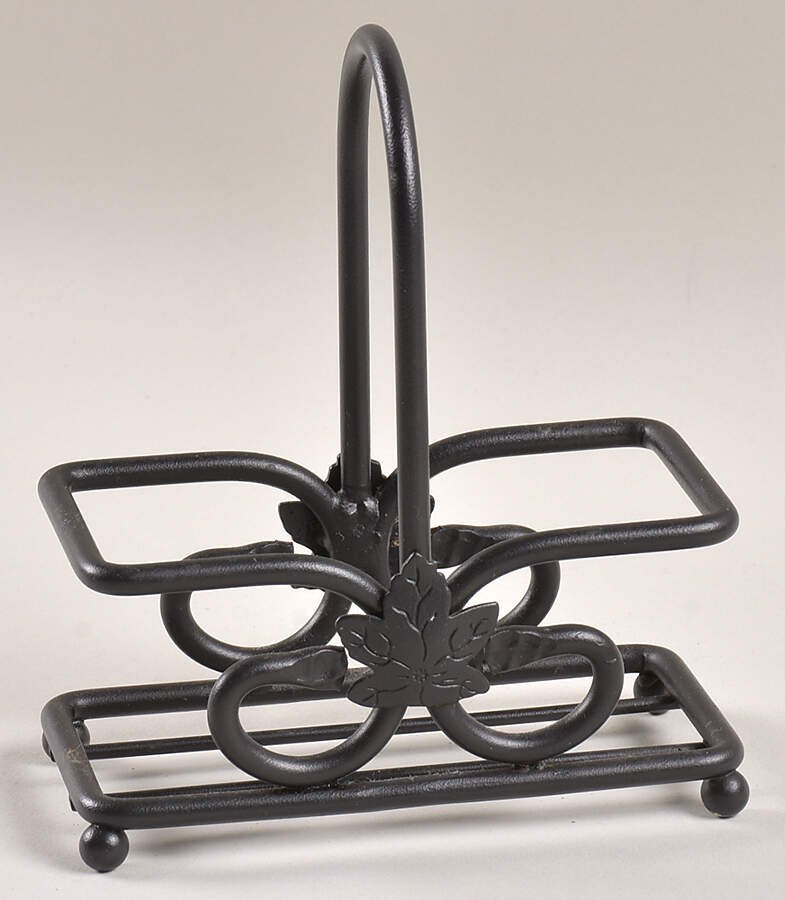 Woven Reflections Paprika Metal Stand for Salt & Pepper by Longaberger-1