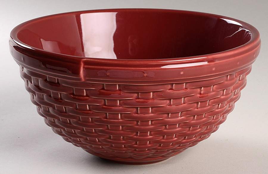 Woven Reflections Paprika 9" Round Serving Bowl by Longaberger-1
