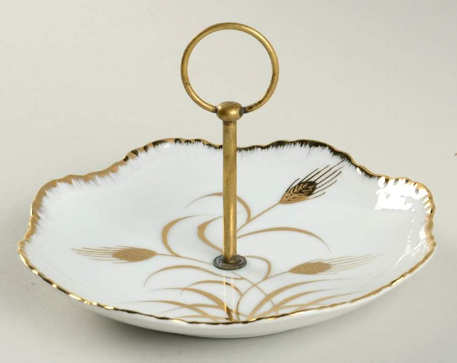 Wheat Tidbit Tray by Lefton-1