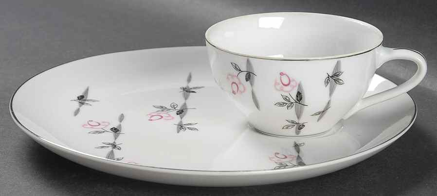 Trellis Snack Plate & Cup Set by Laurel (Japan)-1