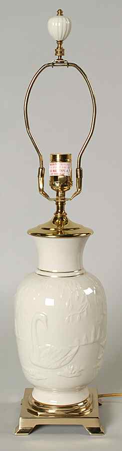 Tranquility 22" Electric Lamp No Shade by Lenox-1