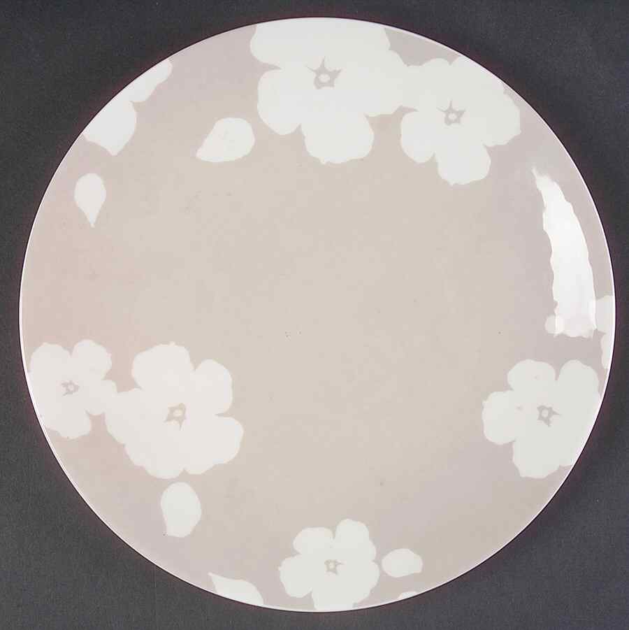 Floral Silhouette Khaki Accent Salad Plate by Lenox-1