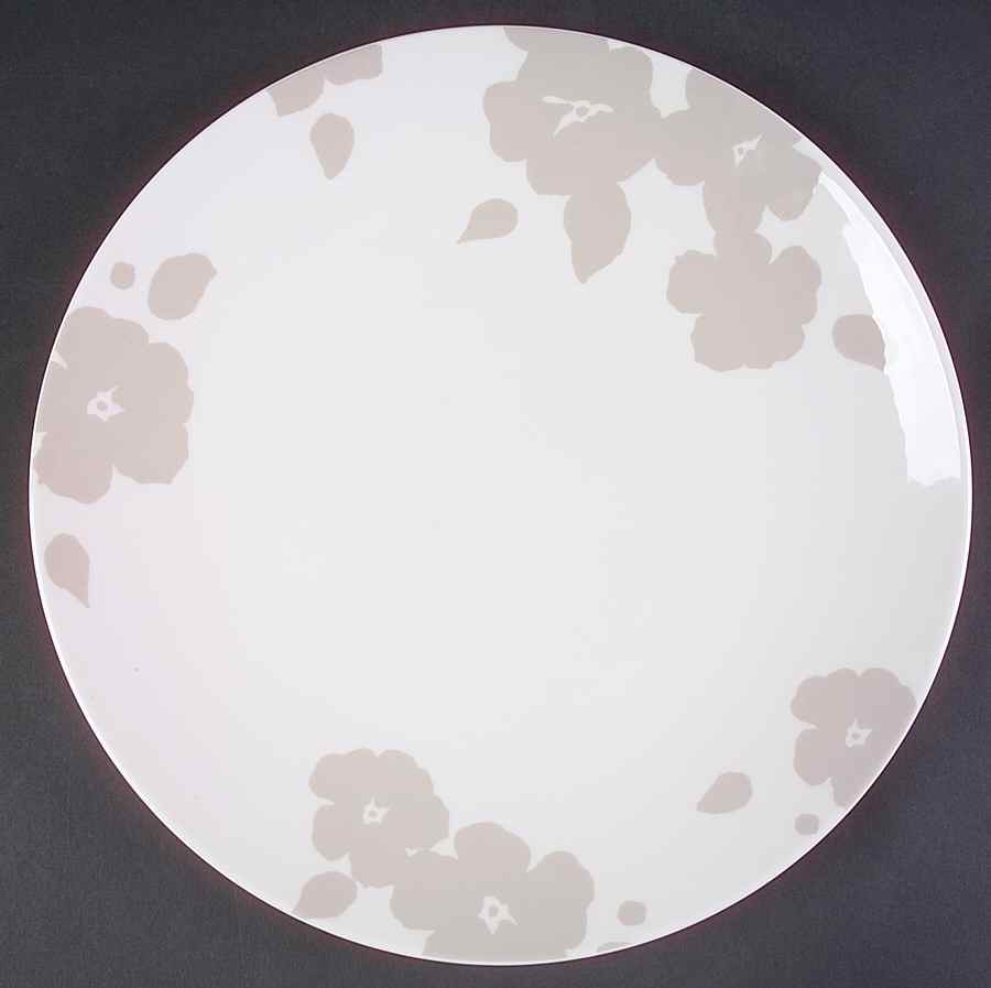 Floral Silhouette Khaki Dinner Plate by Lenox-1