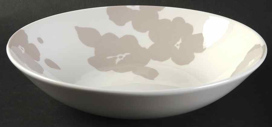 Floral Silhouette Khaki 8" Individual Pasta Bowl by Lenox-1