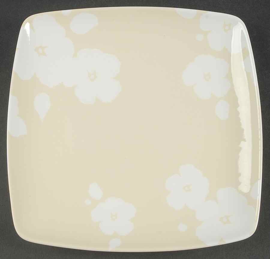 Floral Silhouette Buttercup Square Accent Salad Plate by Lenox-1