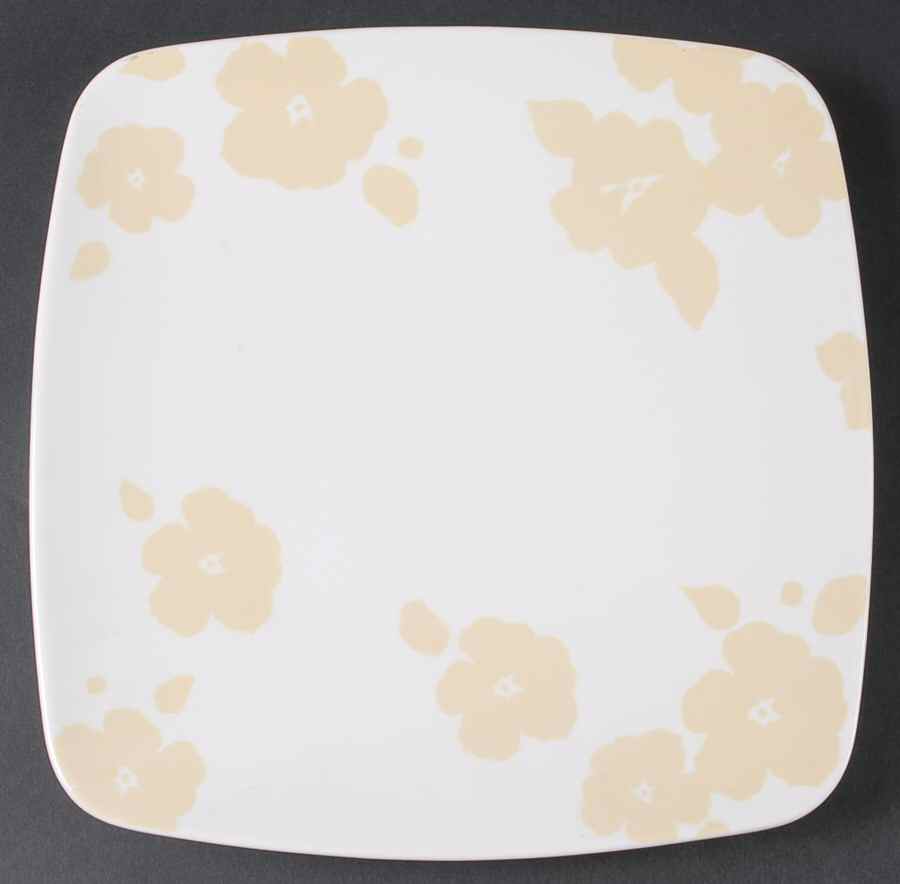 Floral Silhouette Buttercup 12" Square Serving Platter by Lenox-1