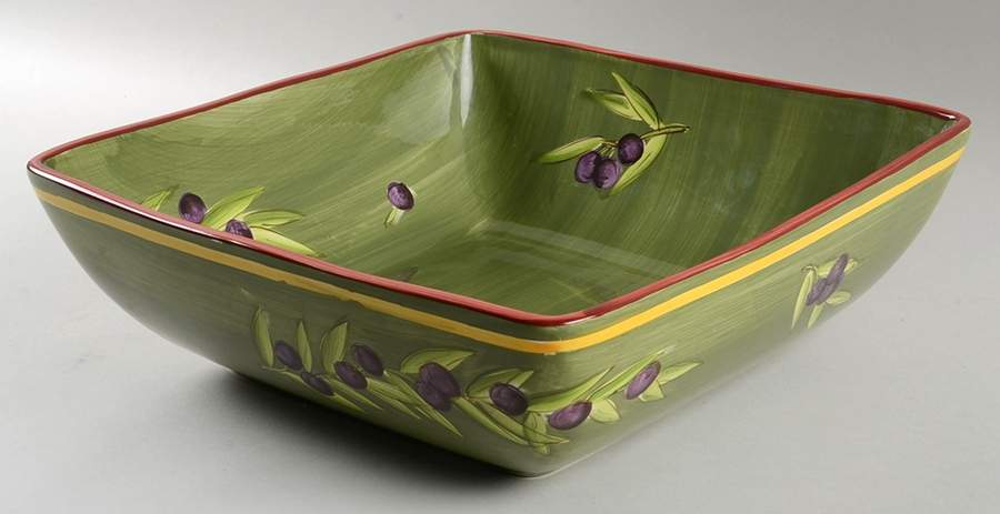 Sonora 13" Square Serving Bowl by Laurie Gates-1