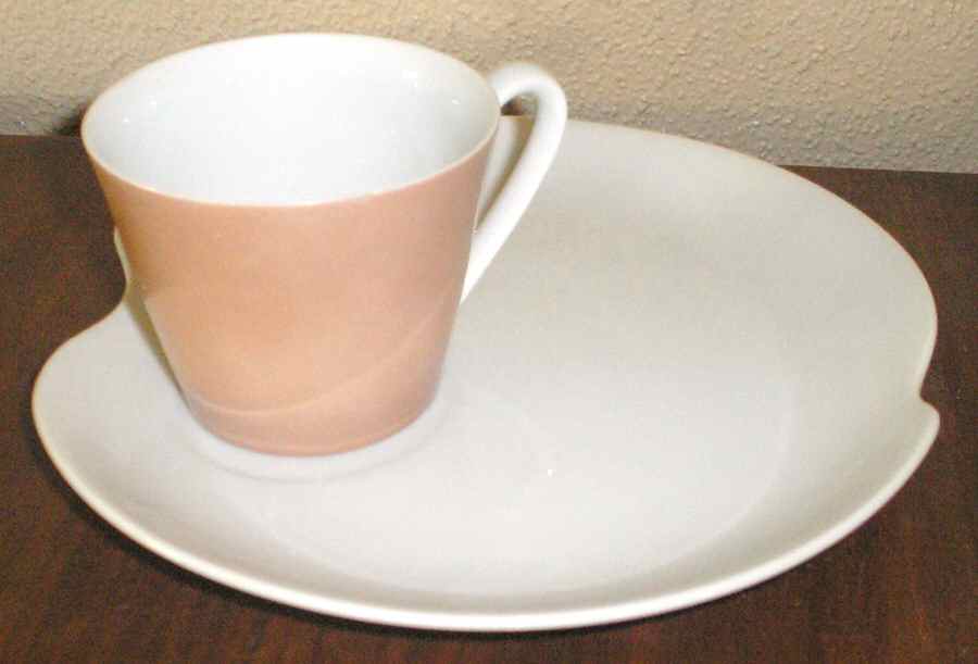 LEF66 Snack Plate & Cup Set by Lefton-1