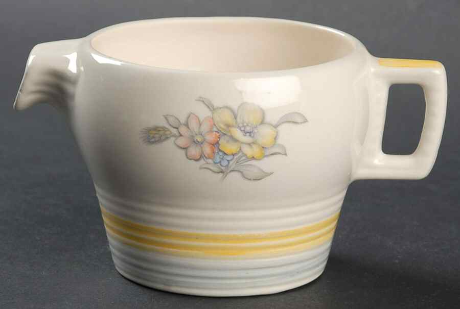 Oslo Surf (Grey Yellow) Creamer by Limoges-American-1