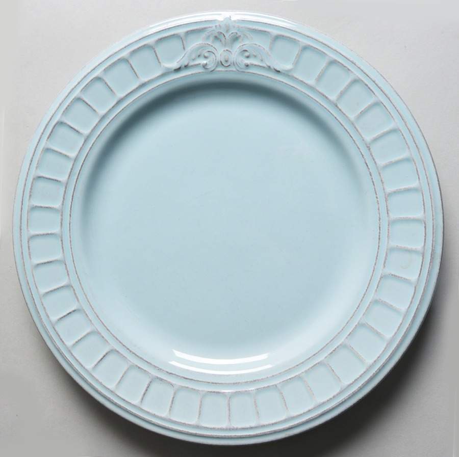 Trellis Blue Dinner Plate by Laurie Gates-1
