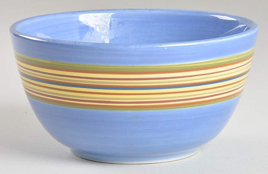 Somerset Blue Soup/Cereal Bowl by Laurie Gates-1