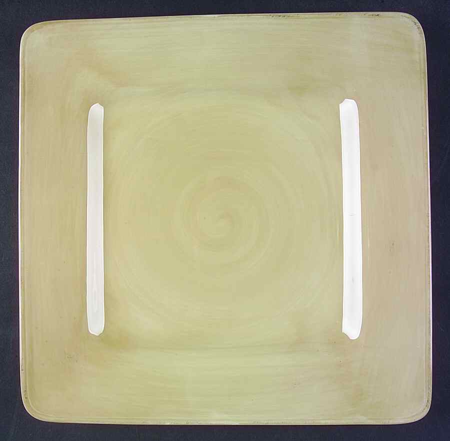 Somerset Cream Square Dinner Plate by Laurie Gates-1
