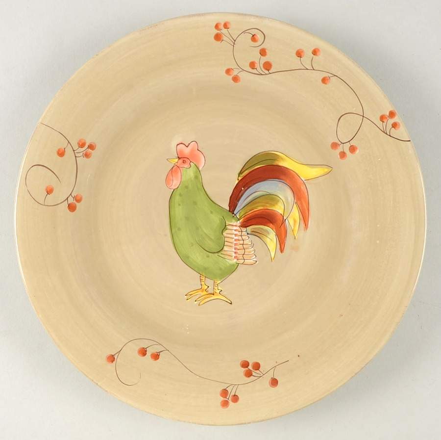 Somerset Cream Salad/Dessert Plate by Laurie Gates-1