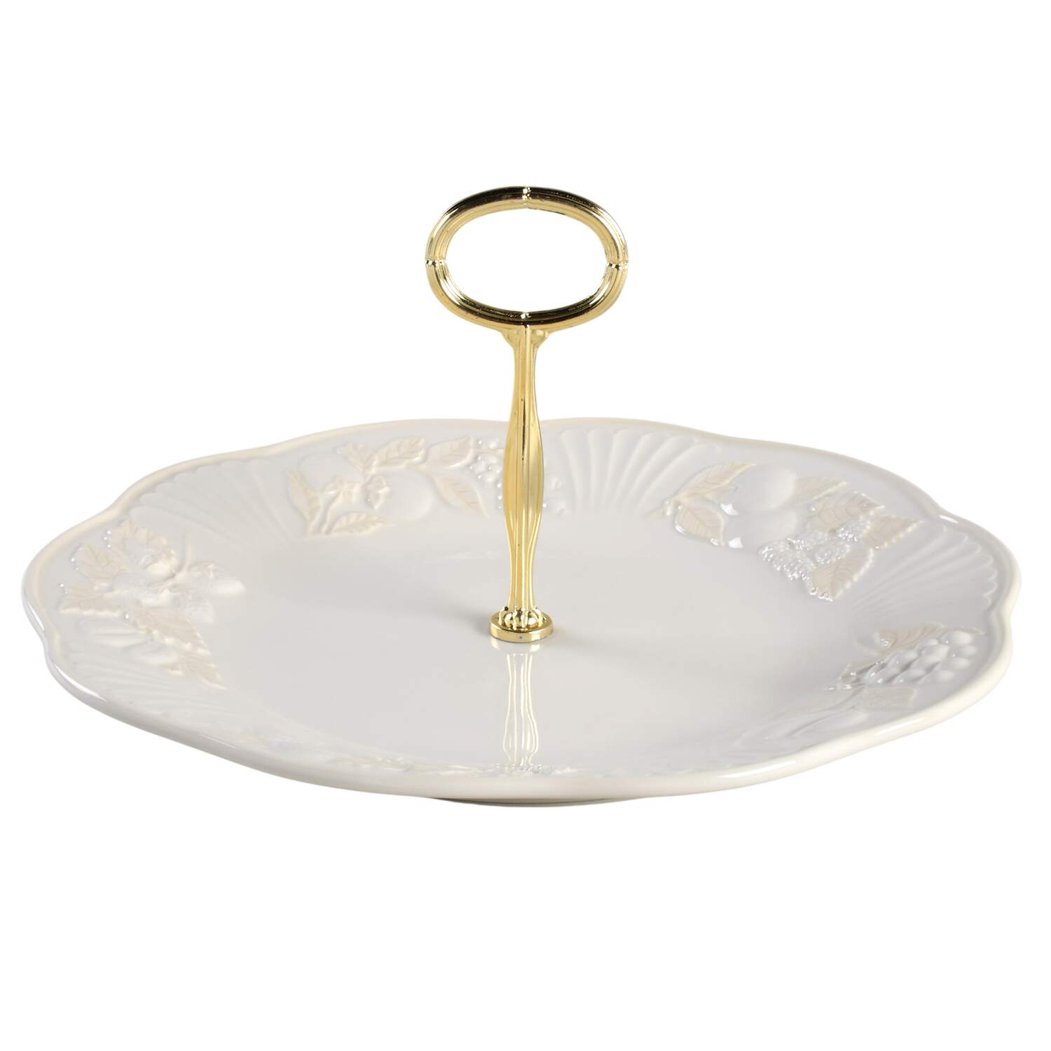 Butler's Pantry Fruitier Round Serving Plate with Center Handle (Dp) Hc by Lenox-1
