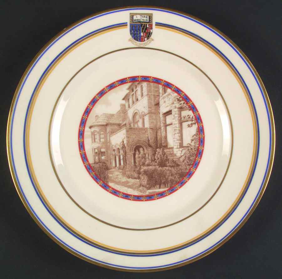 Goucher College 50th Anniversary Dinner Plate by Scammell-1