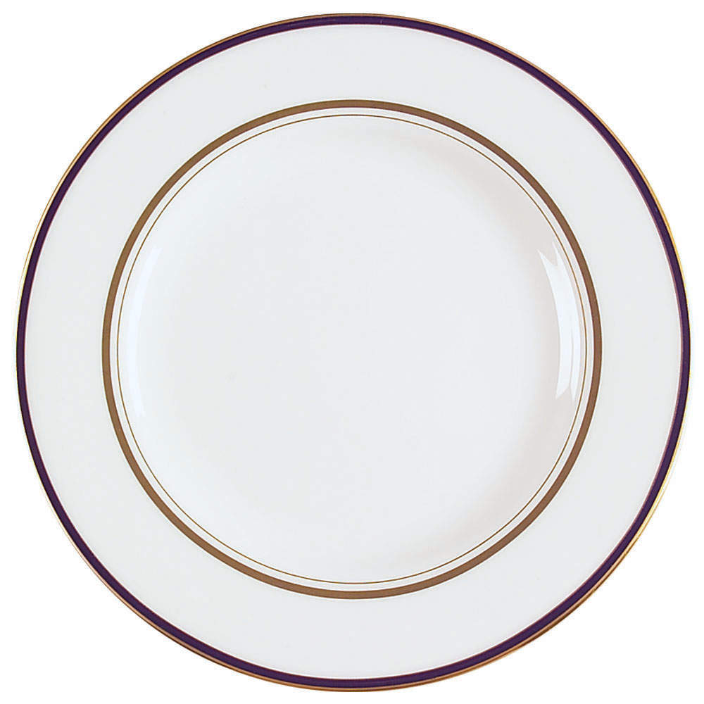 Library Lane Navy Salad Plate by Lenox-1