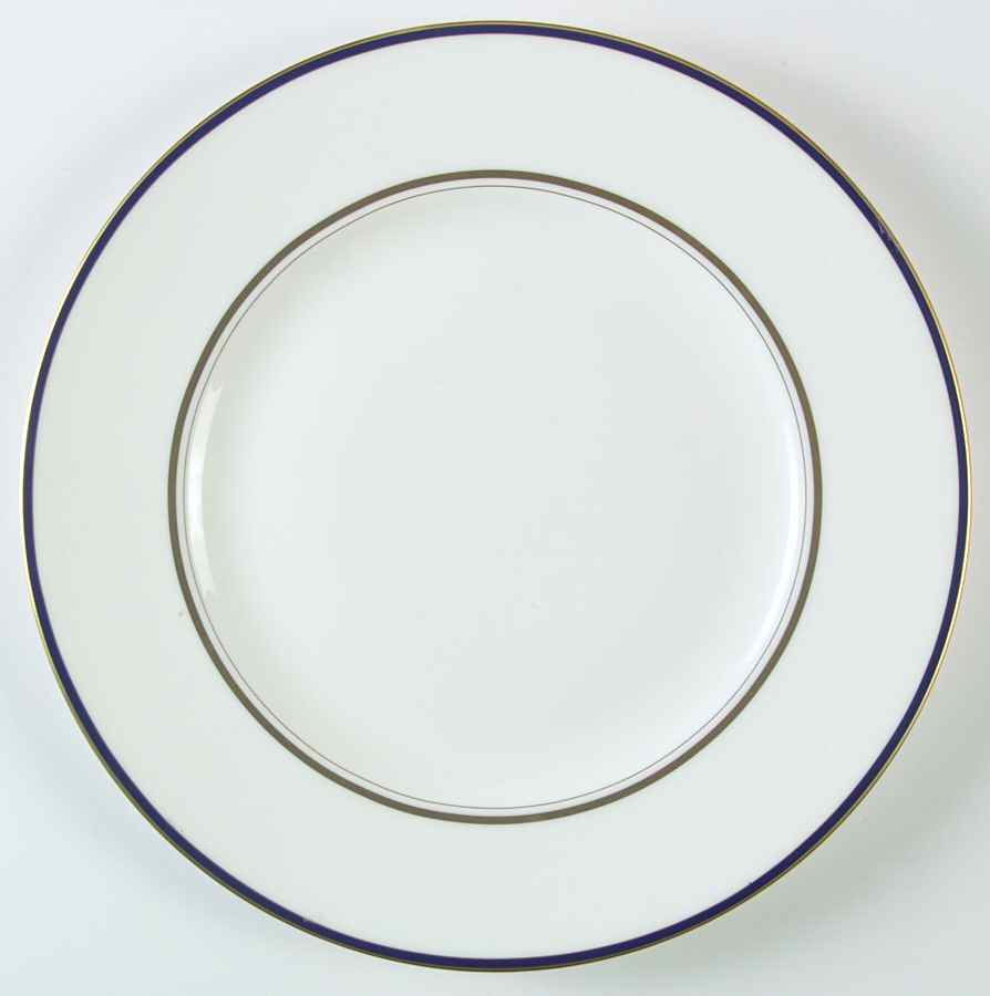 Library Lane Navy Dinner Plate by Lenox-1
