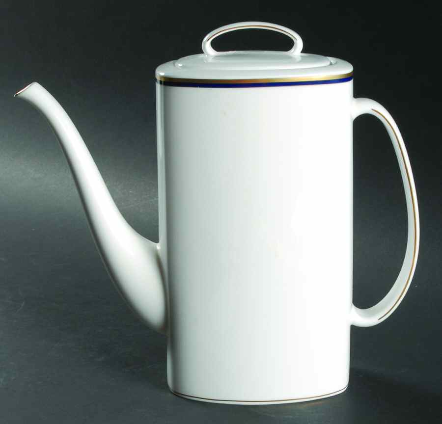 Library Lane Navy Coffee Pot & Lid by Lenox-1