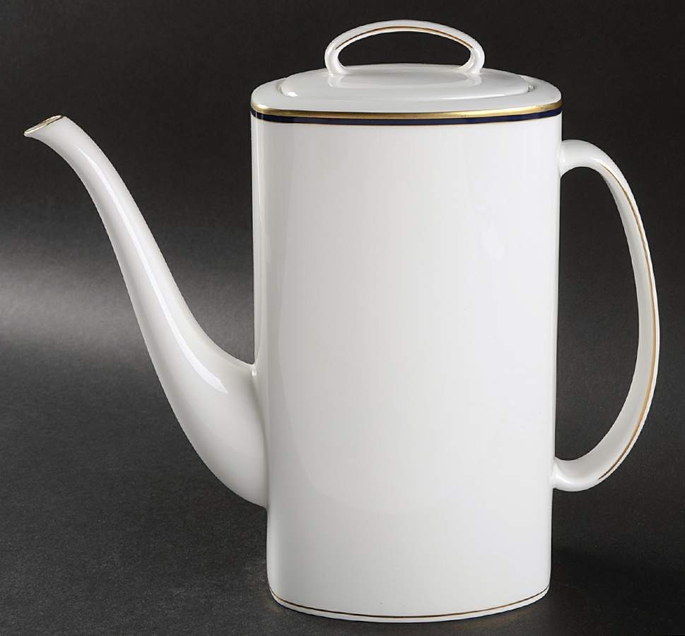 Library Lane Navy Coffee Pot & Lid by Lenox-1