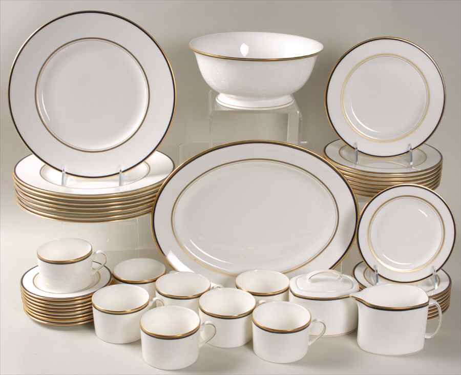Library Lane Navy 45 Piece Set by Lenox-1