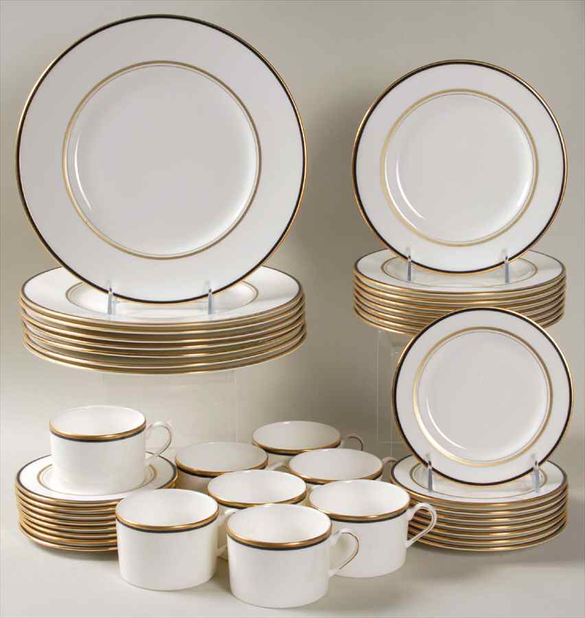 Library Lane Navy 40 Piece Set by Lenox-1