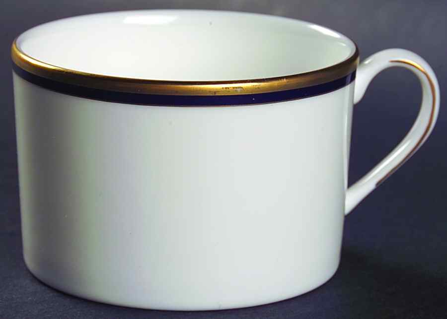 Library Lane Navy Flat Cup by Lenox-1