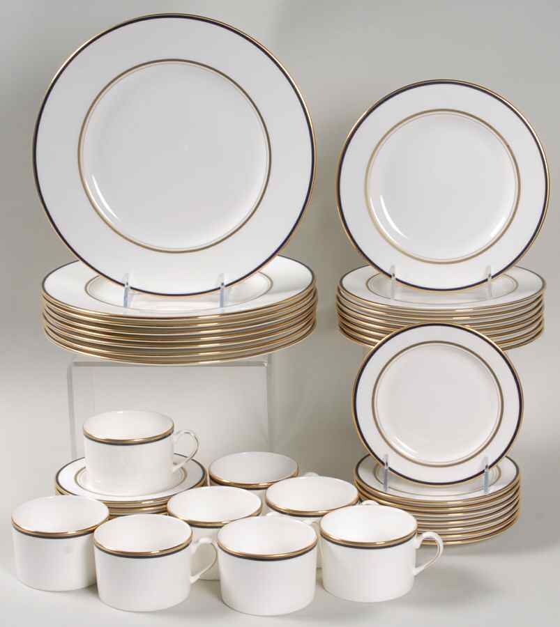 Library Lane Navy 40 Piece Set by Lenox-1
