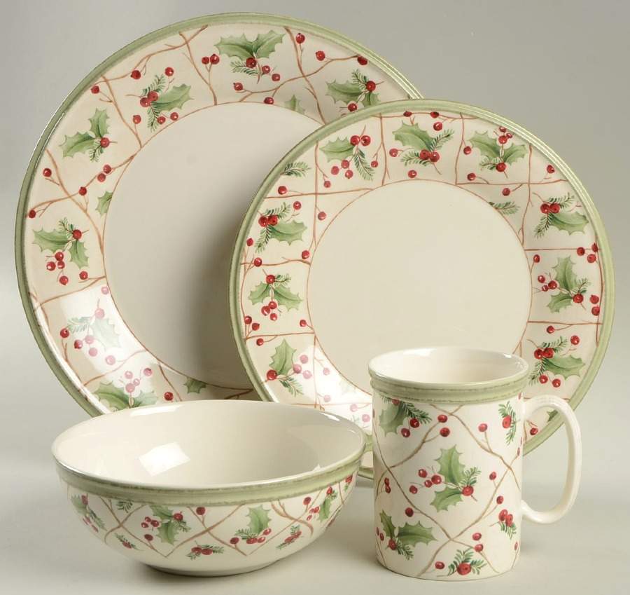 Holiday Gatherings Holiday Trellis 4 Piece Place Setting by Lenox-1