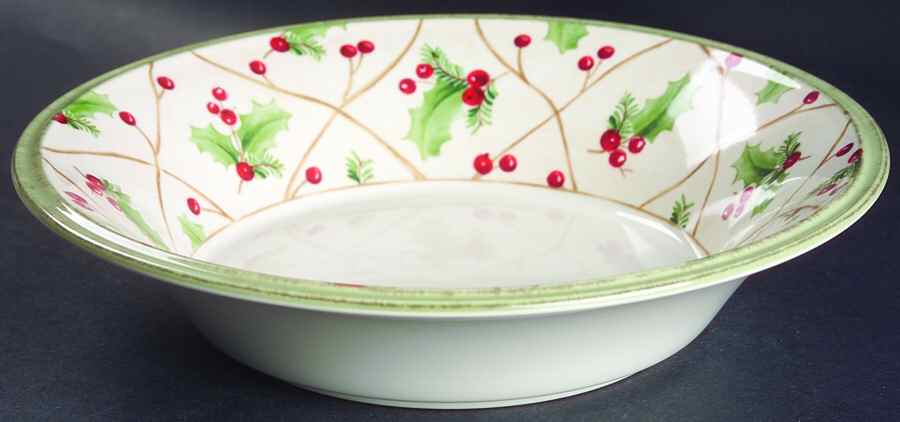 Holiday Gatherings Holiday Trellis 8" Soup/Pasta Bowl by Lenox-1