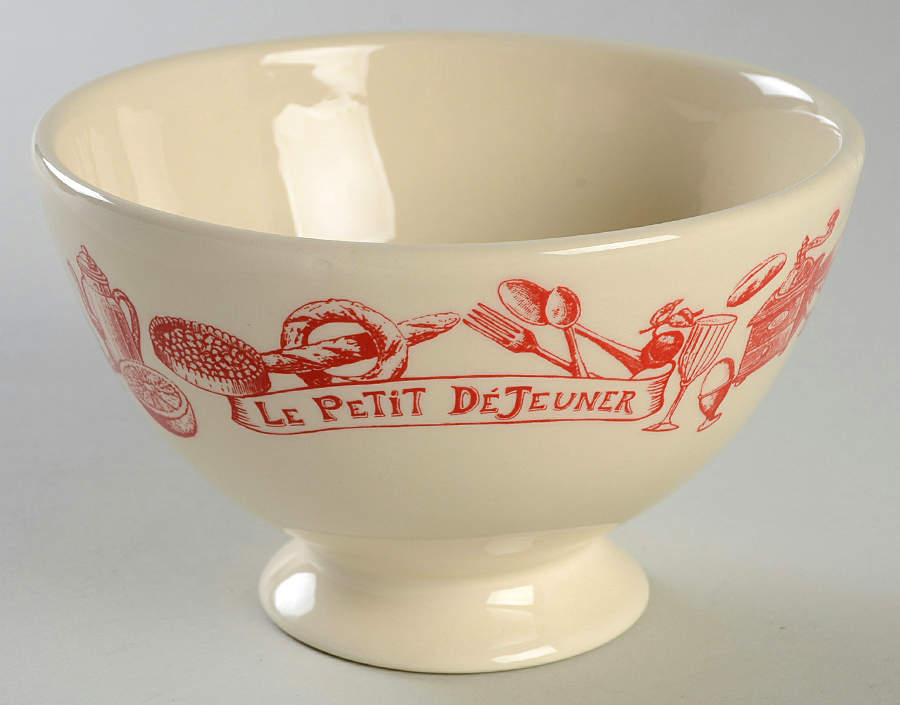 Le Petit Dejeuner Footed Dessert Bowl by Le Comptoir-1