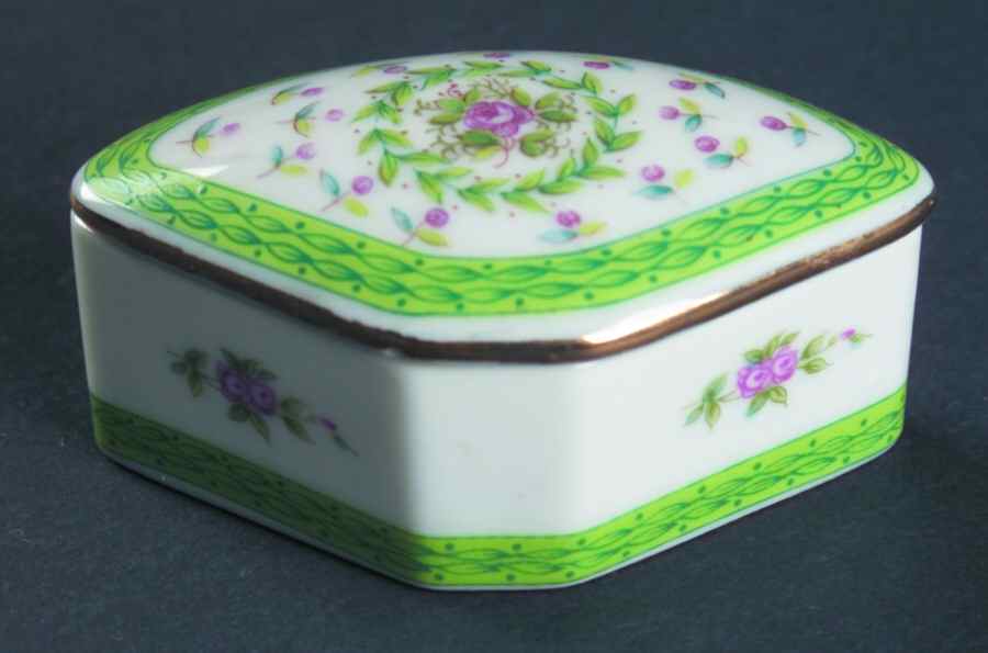LEF73 Trinket Box & Lid by Lefton-1