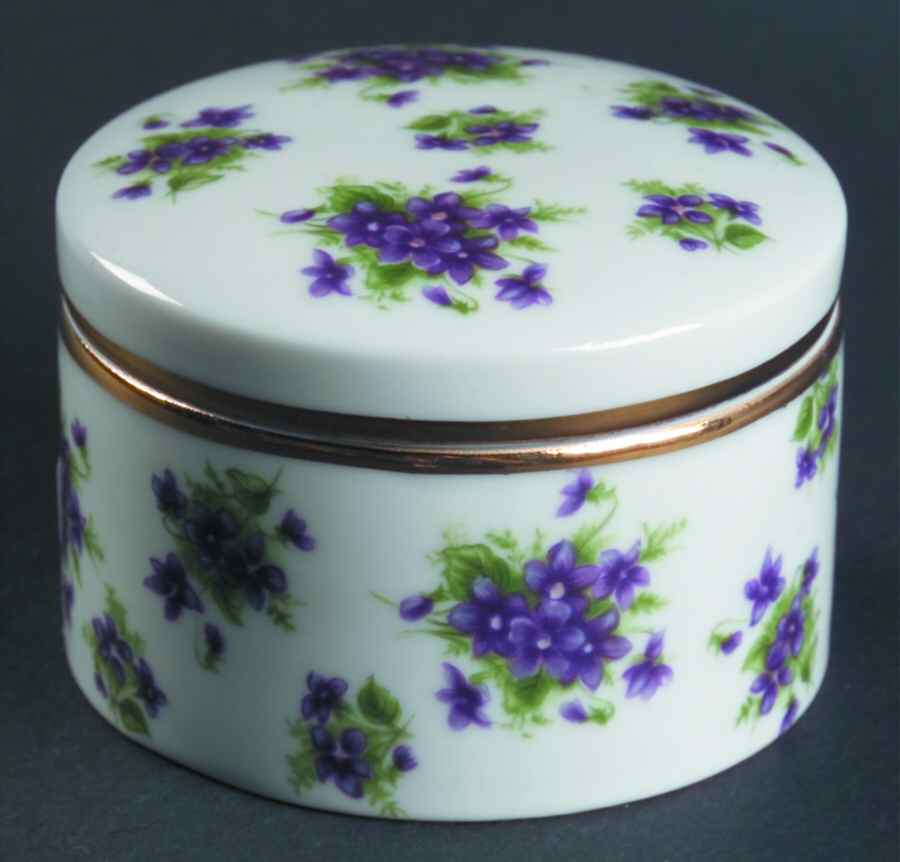 LEF77 Round Box & Lid by Lefton-1