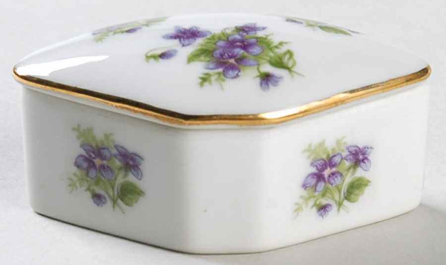 LEF77 Trinket Box with Lid by Lefton-1