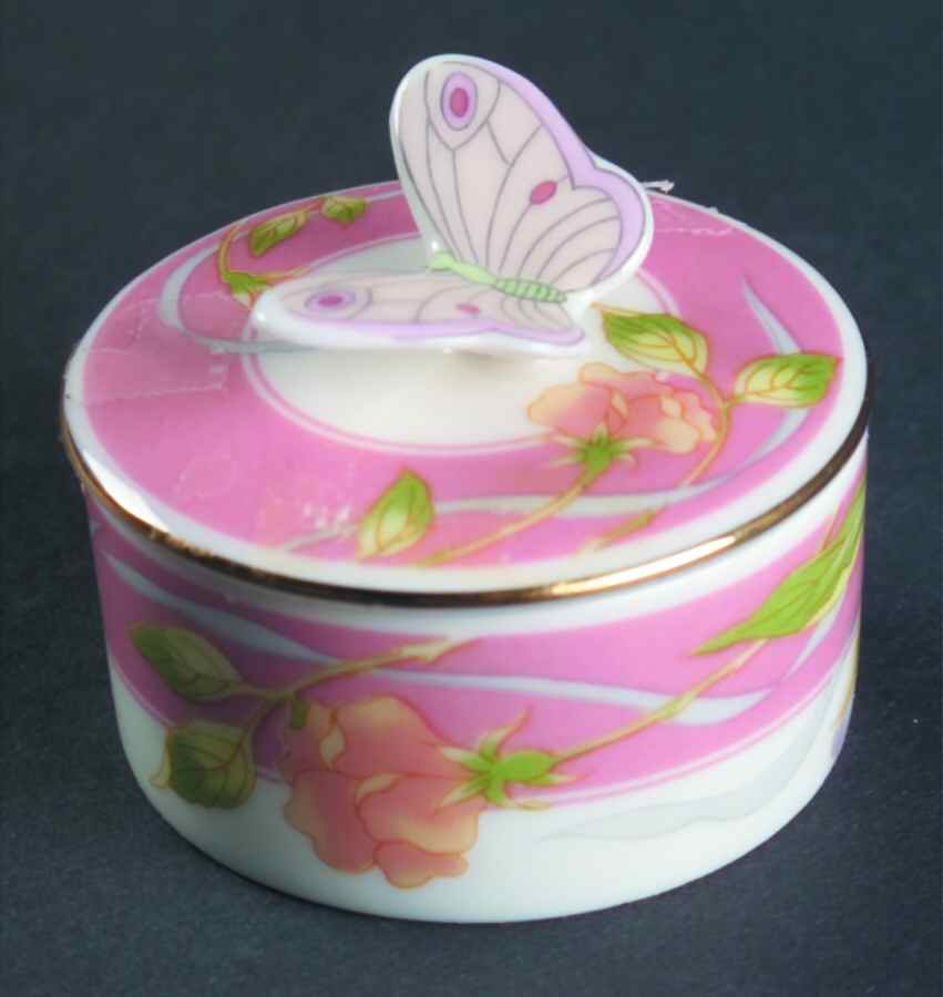 LEF81 Trinket Box & Lid by Lefton-1
