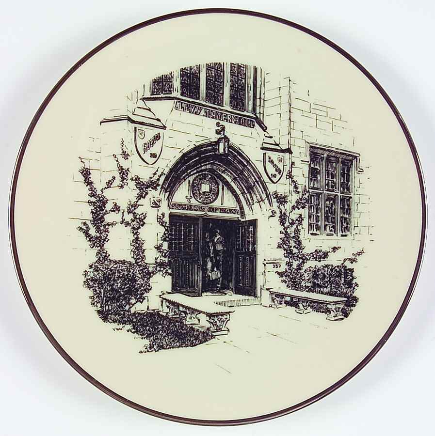 Northwestern University (John Heritage White) Collector Plate by Lenox-1