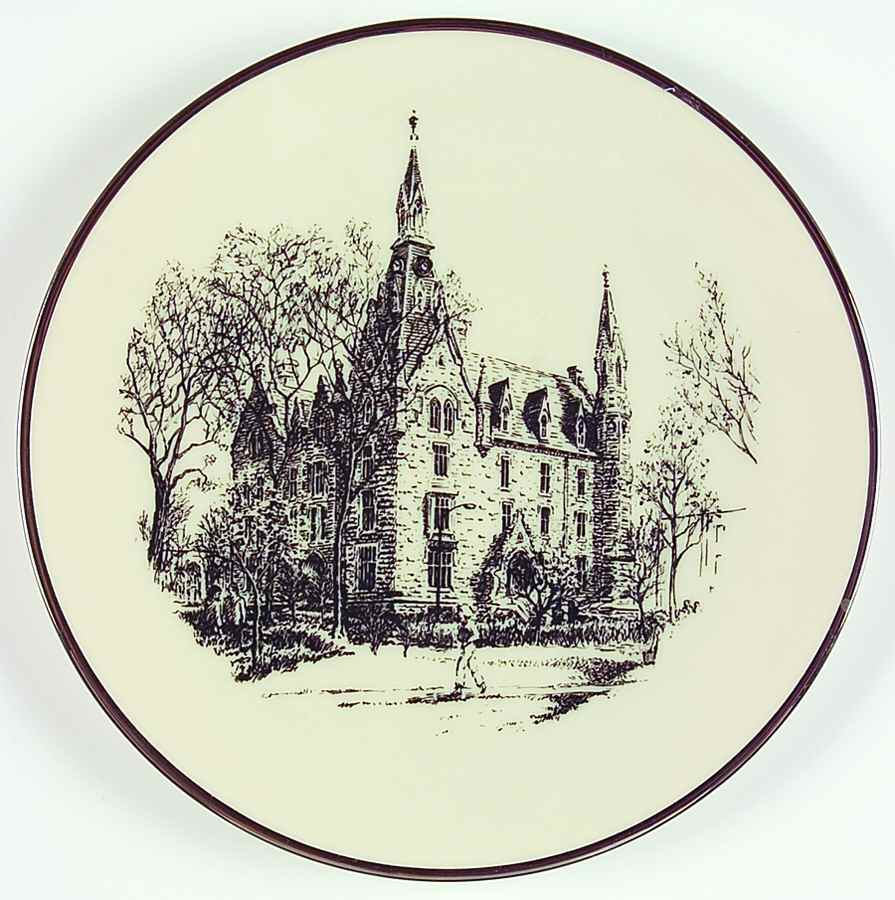 Northwestern University (John Heritage White) Collector Plate by Lenox-1